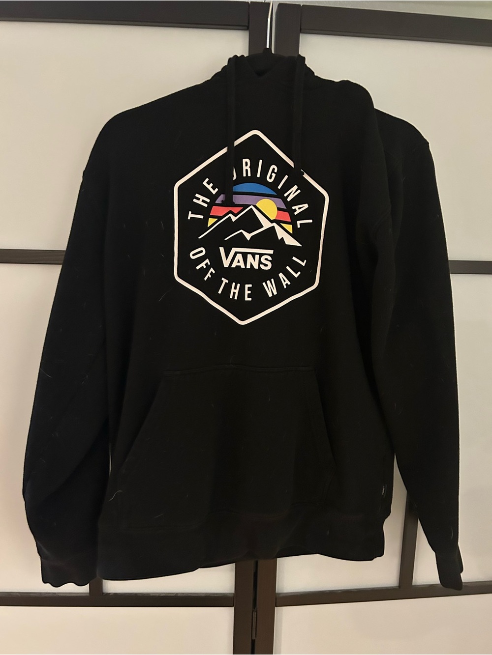 Vans Black Logo Pullover Hoodie